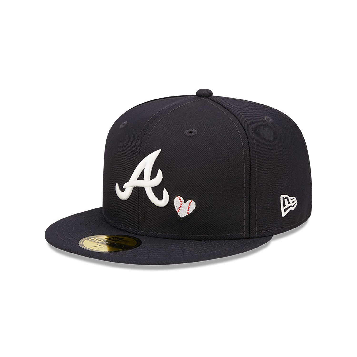 Atlanta Braves 1995 World Series Team Navy Blue 59FIFTY Fitted Hat for Men - Perfect for Baseball Games, Sports Events & Braves Fan Collection