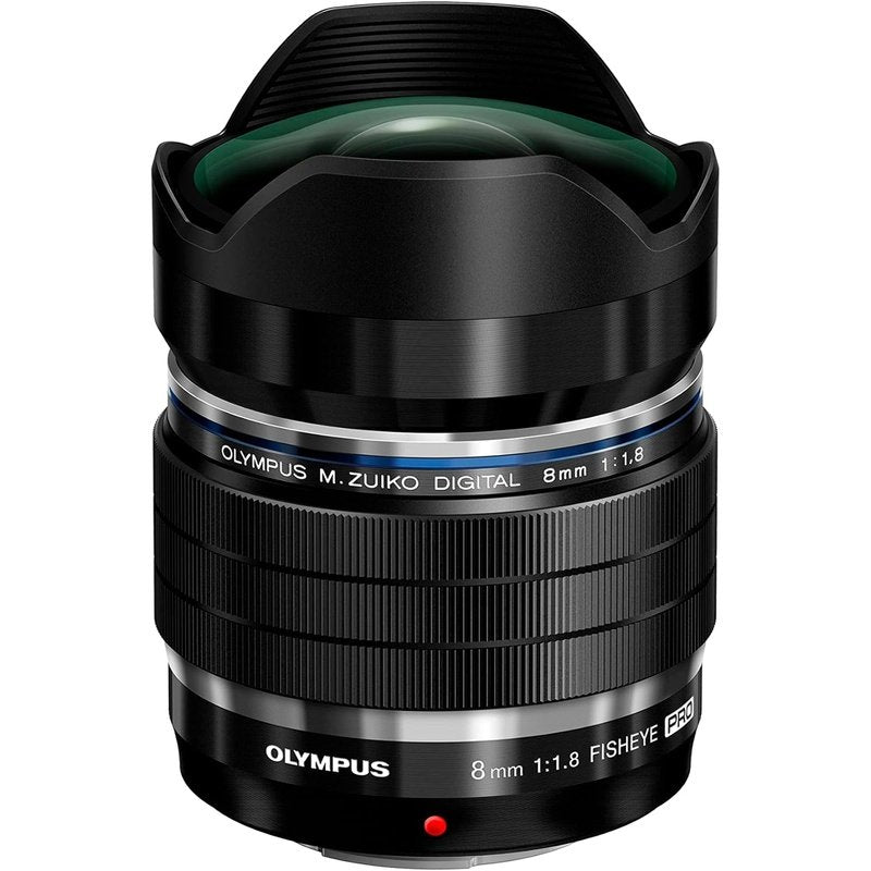 Olympus OM System M.Zuiko Digital ED 8mm f/1.8 Fisheye PRO Lens - Ultra Wide-Angle for Stunning Landscape, Astrophotography & Creative Shots