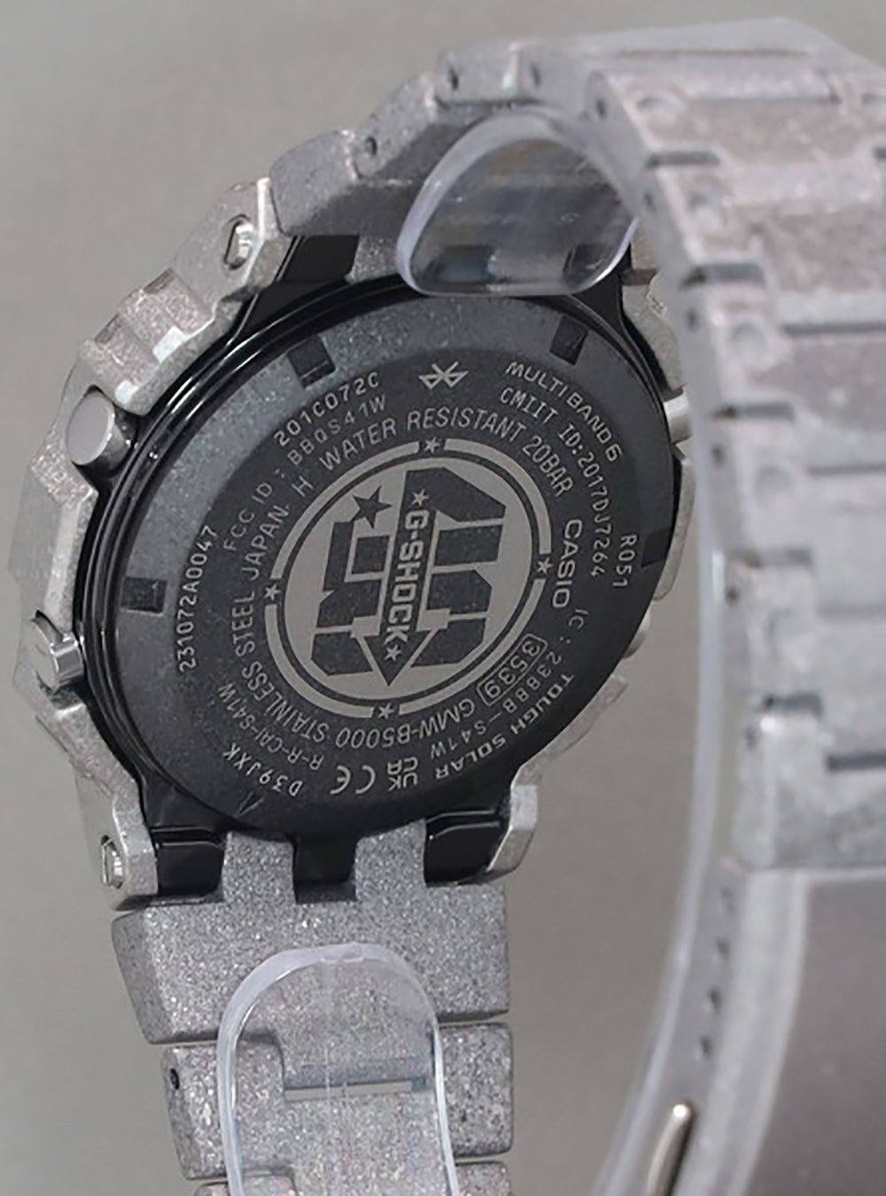CASIO G-Shock 40th Anniversary Recrystallized Full Metal 5000 Series GMW-B5000PS-1JR Japan Made - Durable Shock-Resistant Watch for Outdoor Sports & Military Use