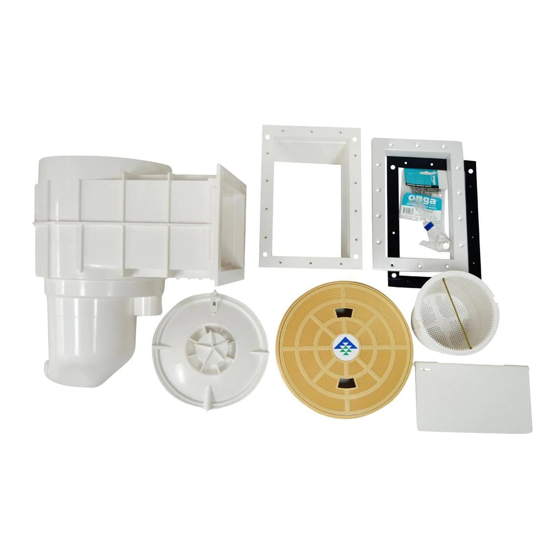 Pentair Quiptron Skimmer Box with Extended Throat & Escutcheon Kit - Premium Pool Maintenance for In-Ground Swimming Pools