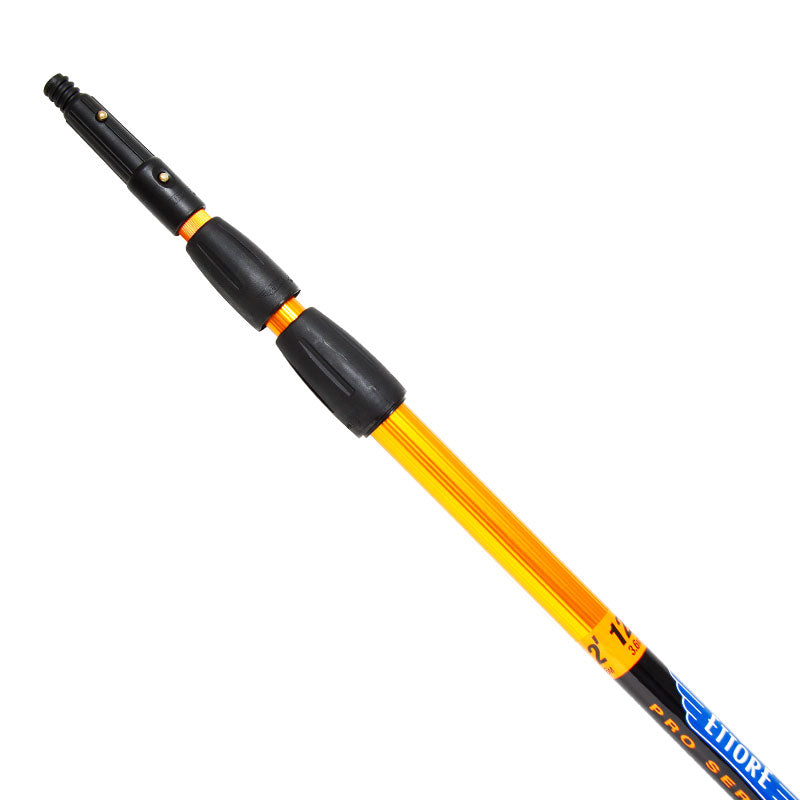 Ettore 3-Section Extendable Reach Pole for Window Cleaning, Ceiling Fans & High Dusting – Lightweight & Durable Cleaning Tool for Home & Commercial Use