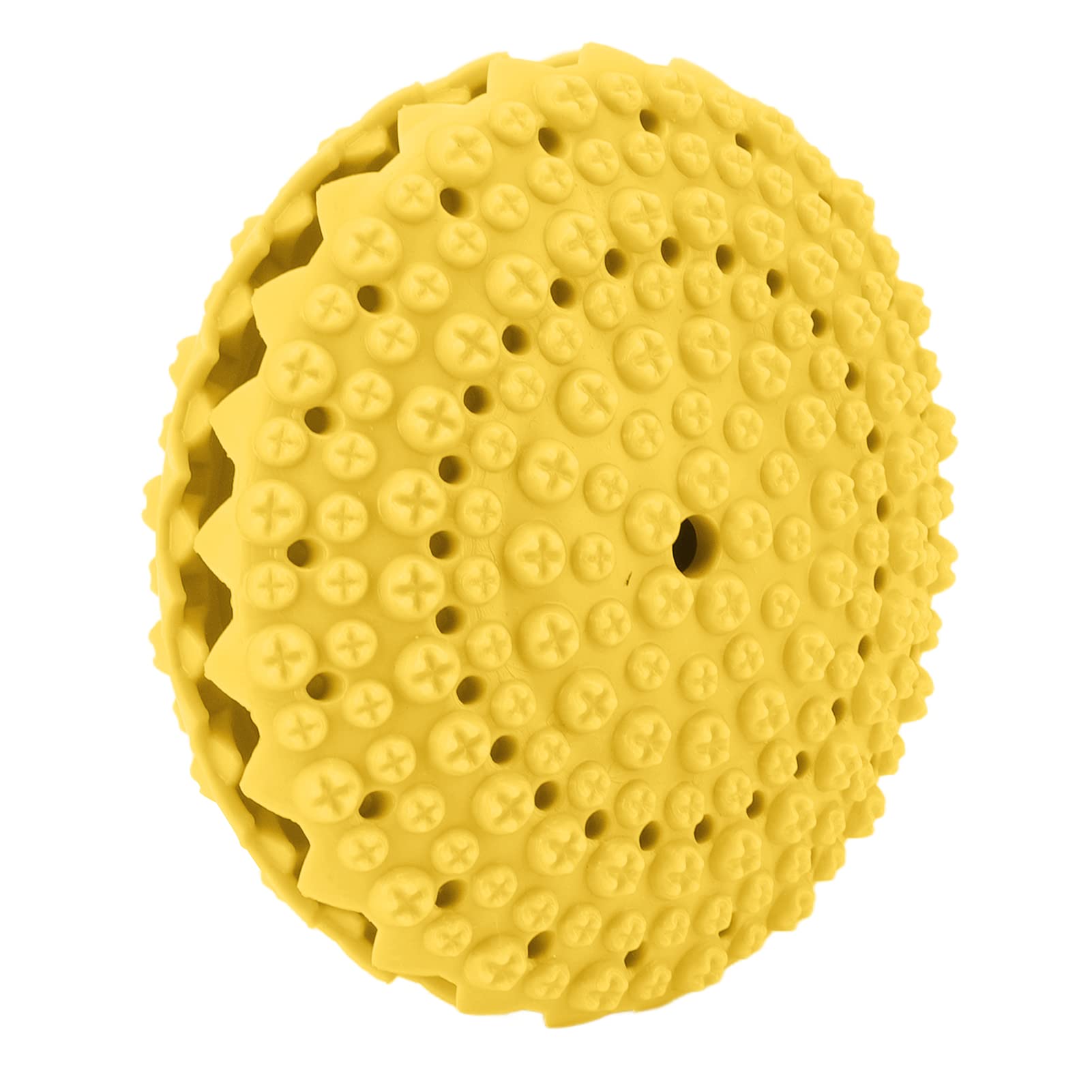 Interactive Dog Treat Dispenser Toy - Mental Enrichment & Boredom Relief for Dogs - Training Reward Puzzle Game for Small Medium Large Dogs (Yellow) - Perfect for Indoor Play, Crate Training & Anxiety Relief