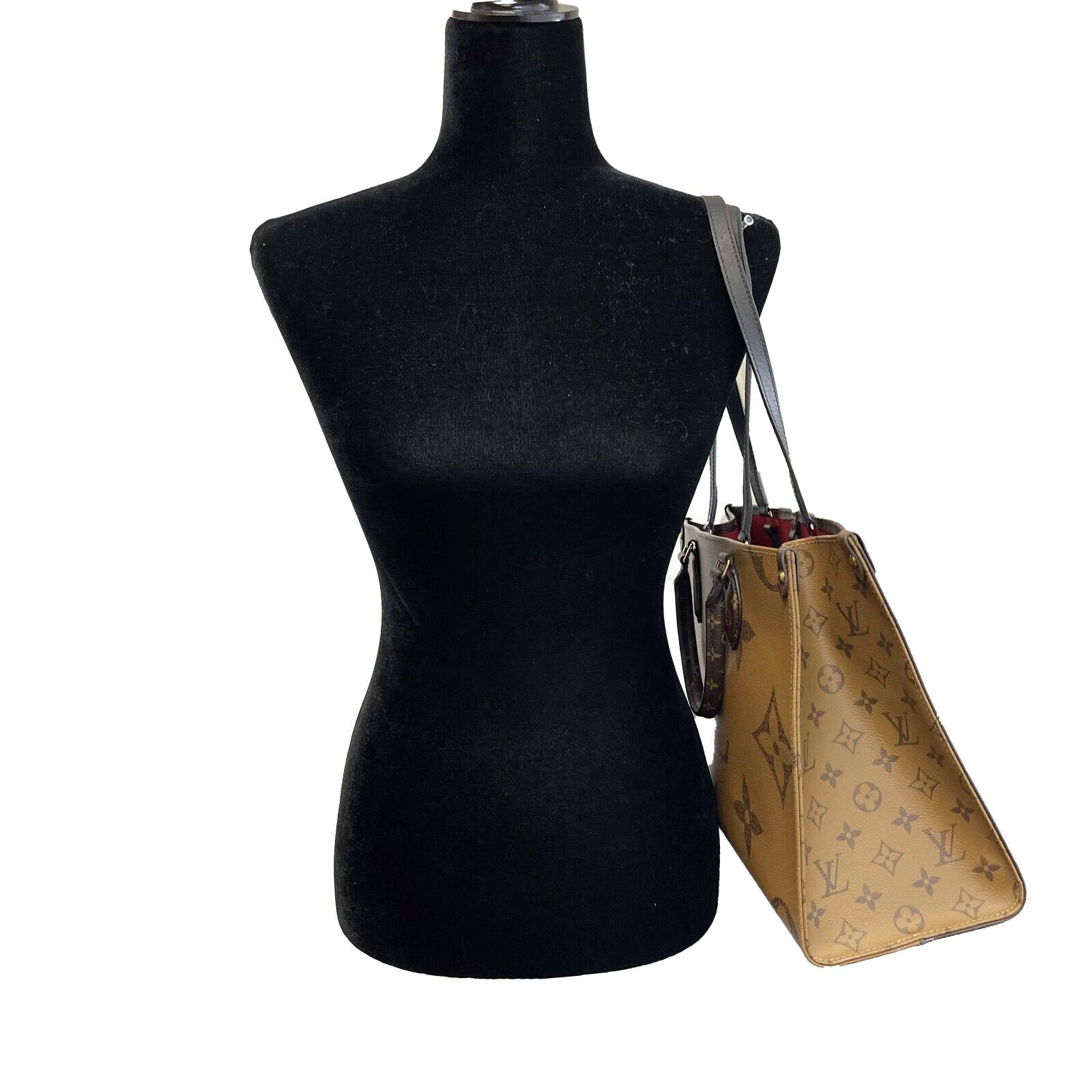 Louis Vuitton OnTheGo GM Monogram Brown Tote Bag - Authentic Luxury Handbag for Women 2020 | Perfect for Work, Travel & Everyday Use