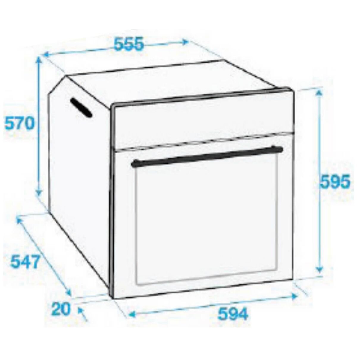 Beko 60cm Pyrolytic Multifunction Oven with Steam, Air Fry & Self-Cleaning Function - BBO6851PDX | Perfect for Baking, Roasting & Healthy Cooking in Modern Kitchens