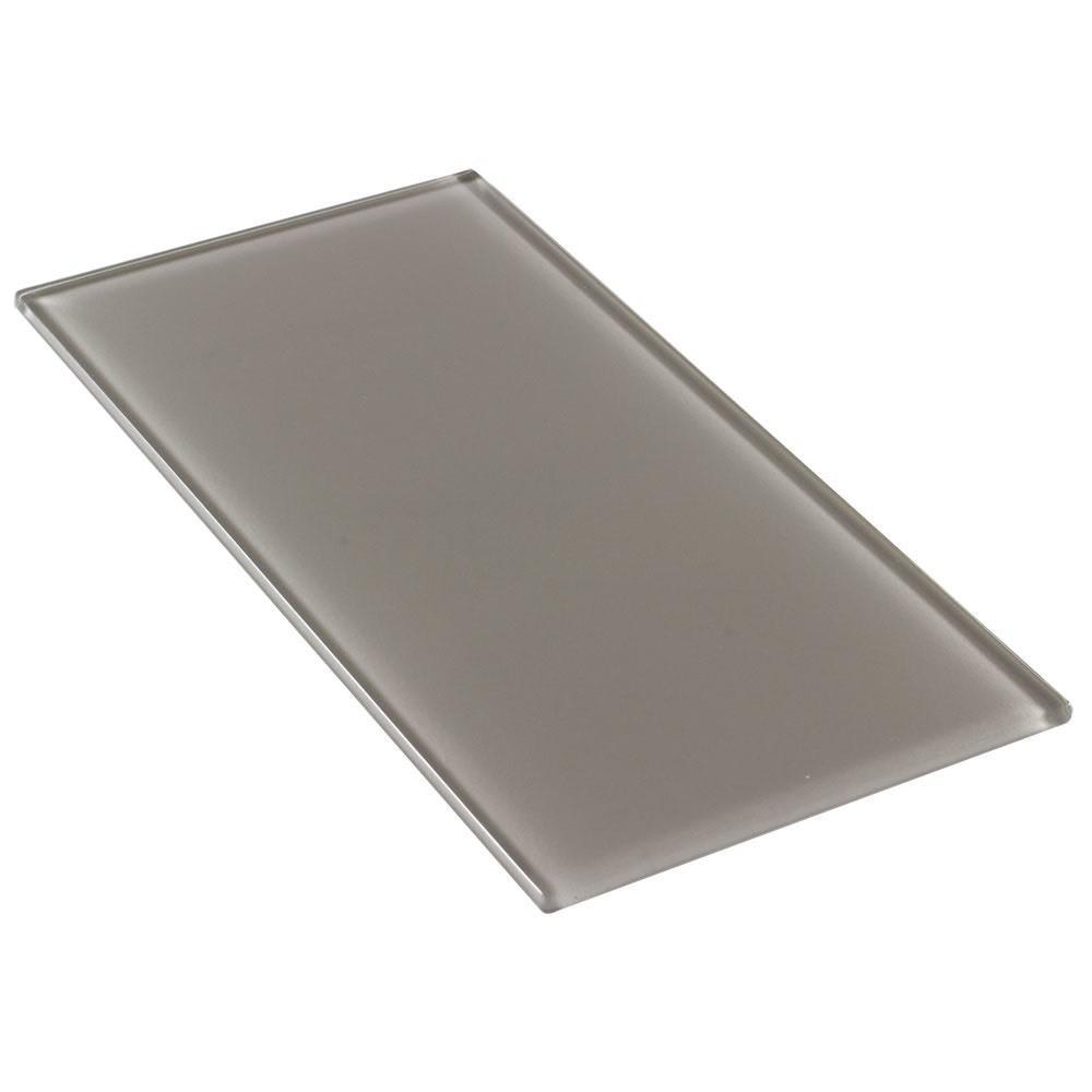 Metropole Taupe 4x8 Glass Subway Tile - Premium Kitchen & Bathroom Backsplash for Modern Home Decor