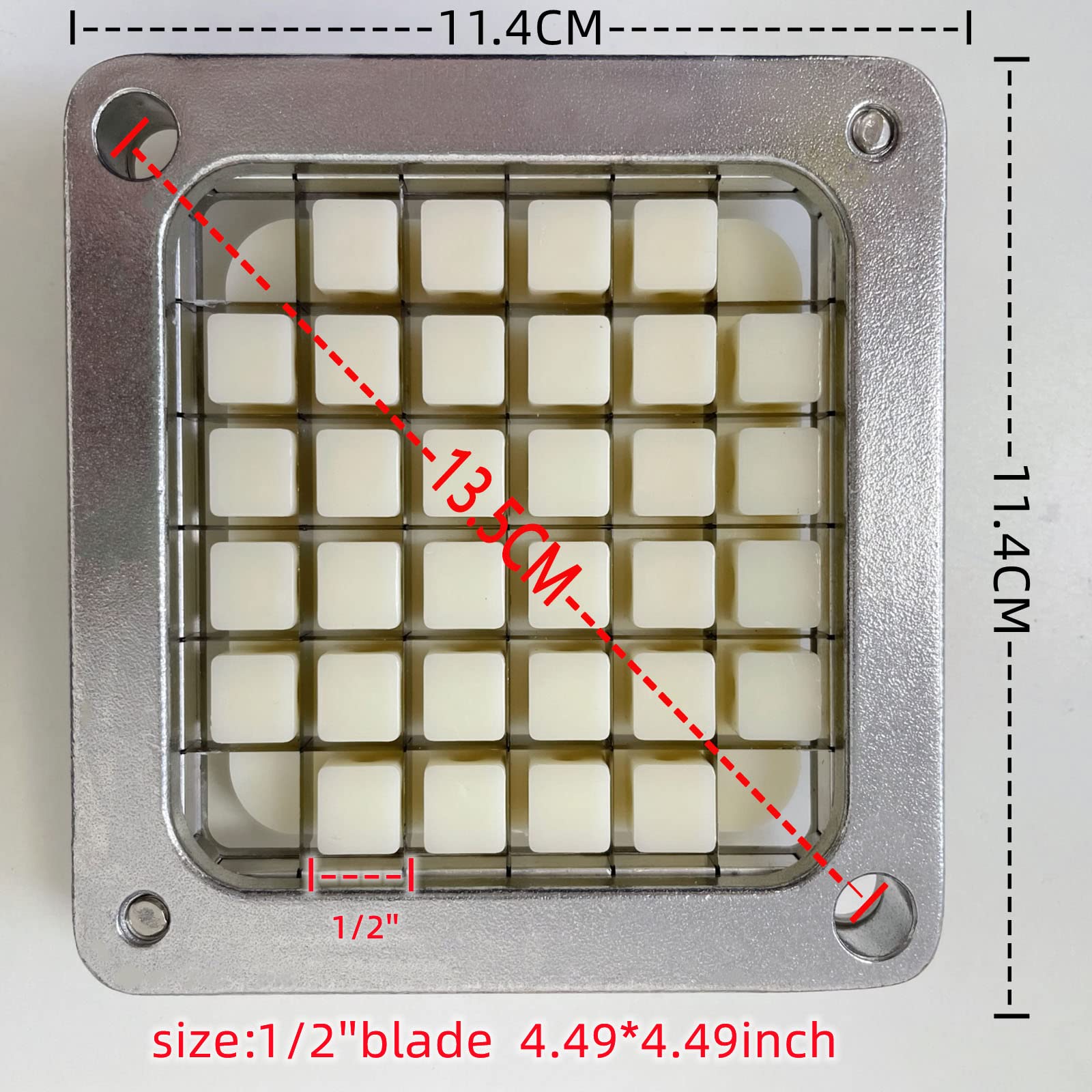 440C Stainless Steel Replacement Blade for Commercial Food Chopper Dicer - High-Quality Vegetable Cutting Blade - Perfect for Restaurants, Catering & Home Kitchens