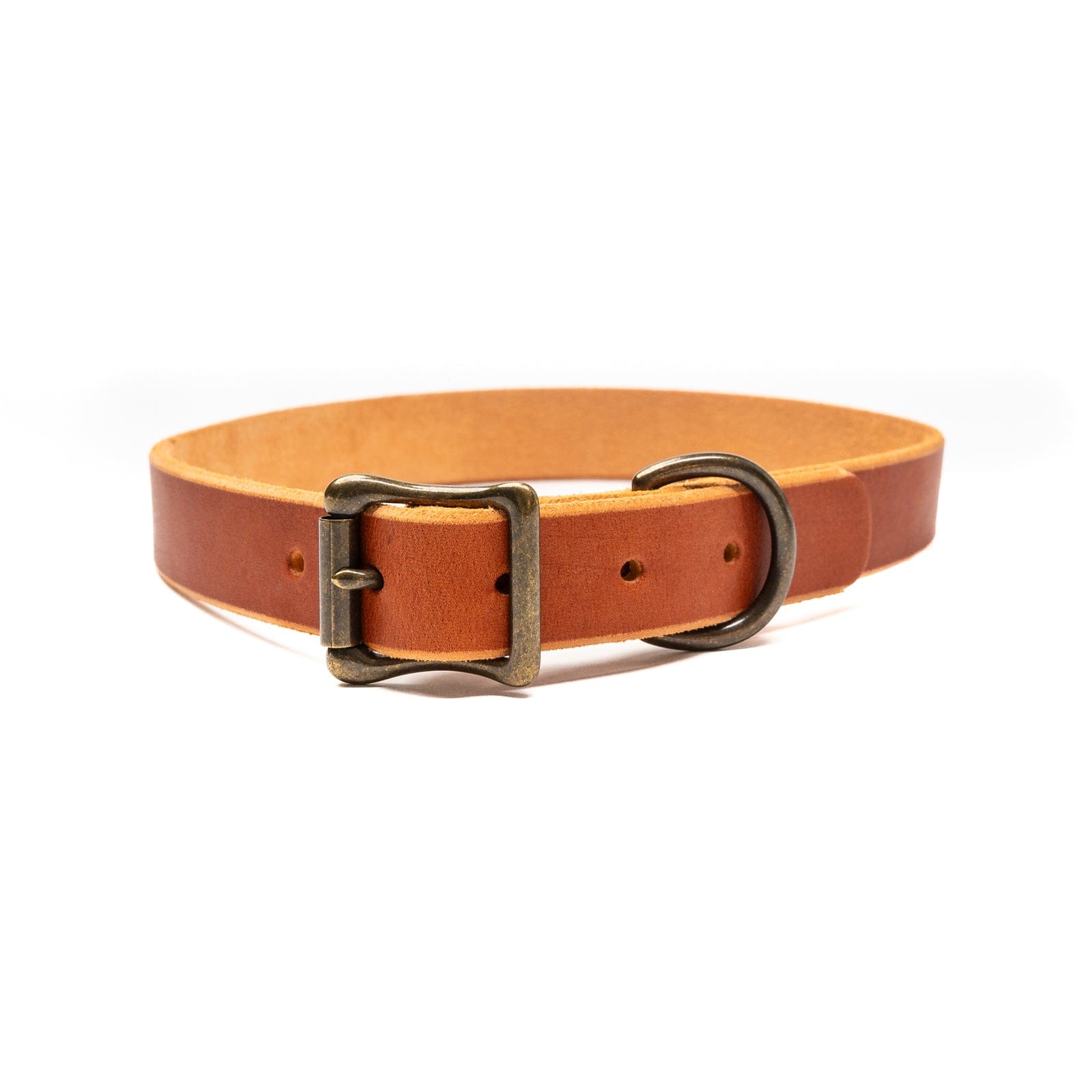 Premium Genuine Leather Dog Collar - Adjustable & Durable Pet Collar for Small Medium Large Dogs - Perfect for Walking, Training & Outdoor Adventures