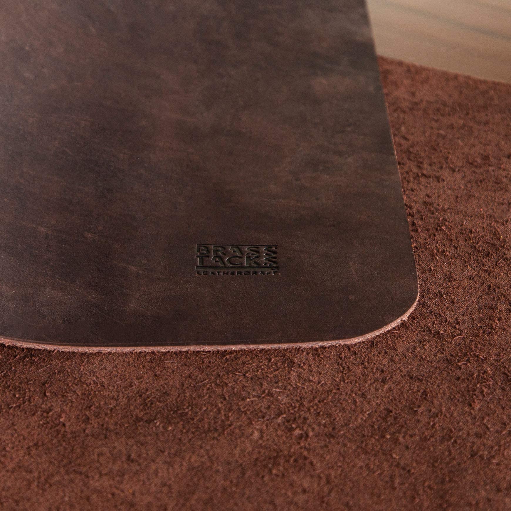 Premium Crazy Horse Leather Desk Pad Protector - 20x28cm Waterproof Office Desk Mat, Mouse Pad & Writing Surface for Laptop, PC - Ideal for Home Office, Study & Workspace Organization