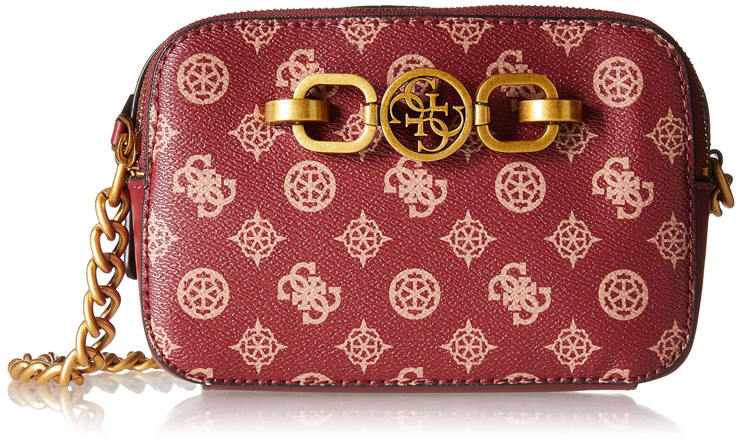GUESS Noelle Crossbody Camera Bag for Women - Stylish Leather Shoulder Purse with Adjustable Strap, Perfect for Travel, Shopping & Everyday Use