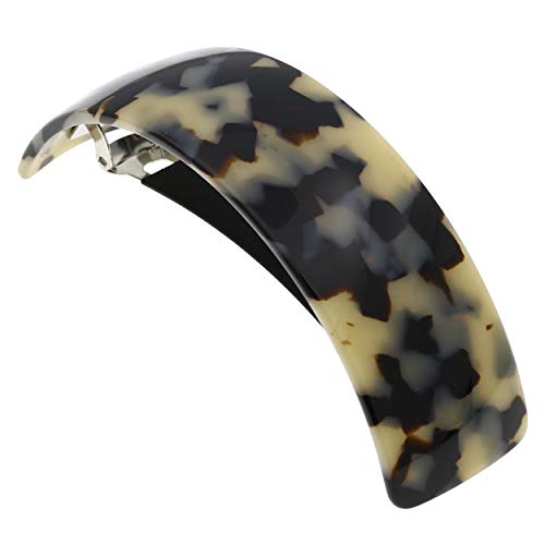 Camila Paris CP2476 French Hair Barrette Clip for Girls & Women - Strong Hold No Slip Hair Clip for Thick Curly Wavy Long Hair - Automatic Durable Hair Accessories Made in France - Perfect for School, Parties & Everyday Styling