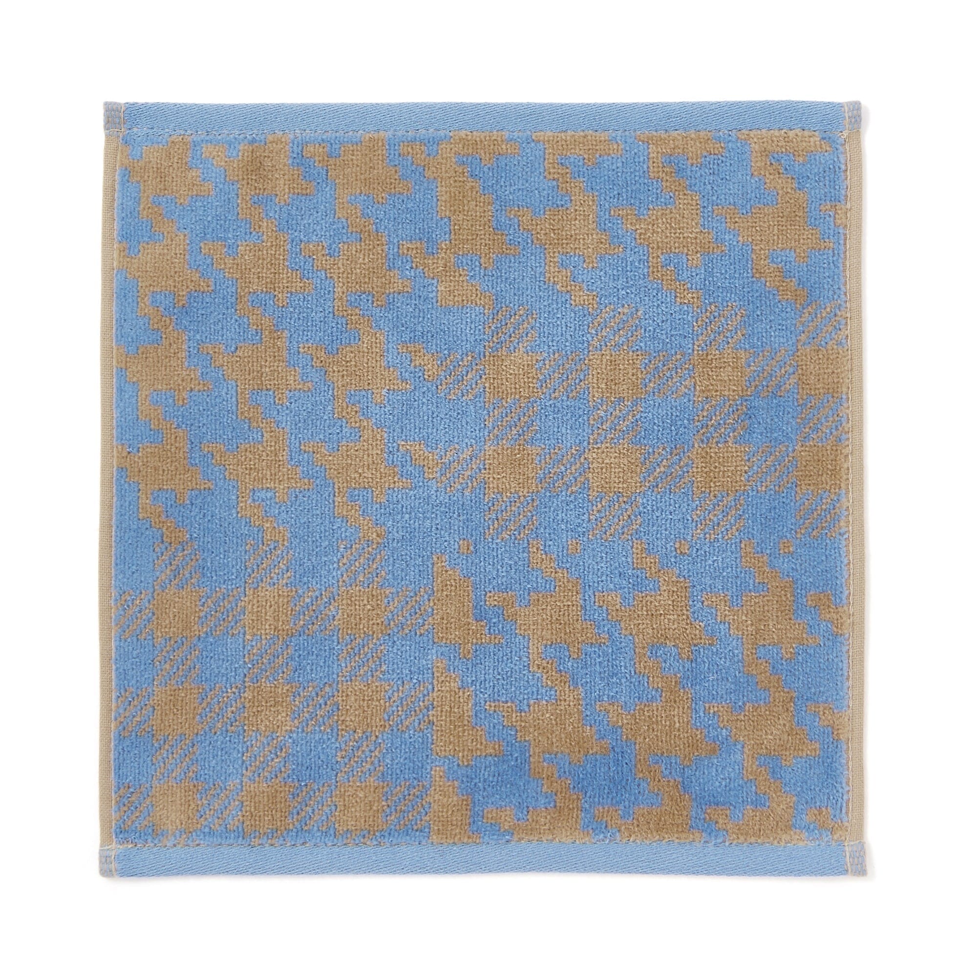 Antibacterial & Deodorizing Handkerchief - Chidori Blue Design - Soft & Breathable Fabric for Daily Use, Travel, and Outdoor Activities