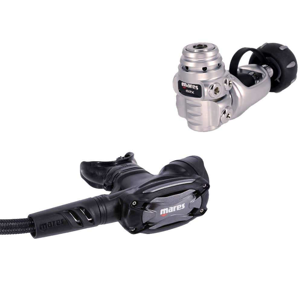 Mares SXS 62X Scuba Diving Regulator - First Stage & Second Stage Combo for Professional Divers | Perfect for Deep Sea Diving, Cave Exploration & Underwater Photography
