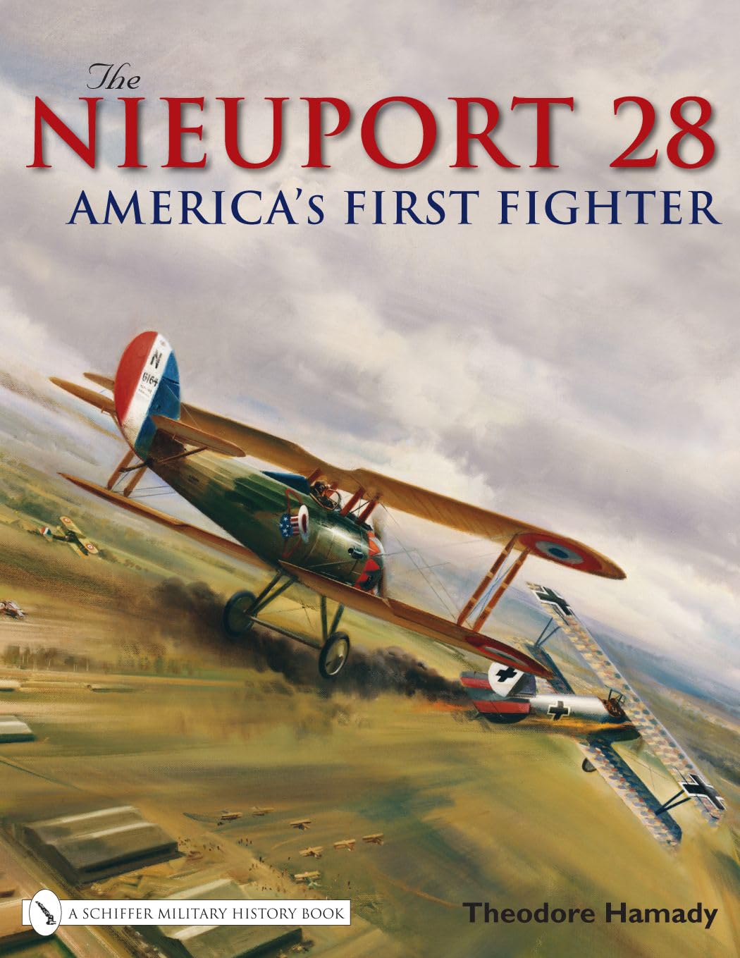 Nieuport 28 WWI Fighter Plane - America's First Combat Aircraft | Vintage Military Aviation Collectible & Model Display