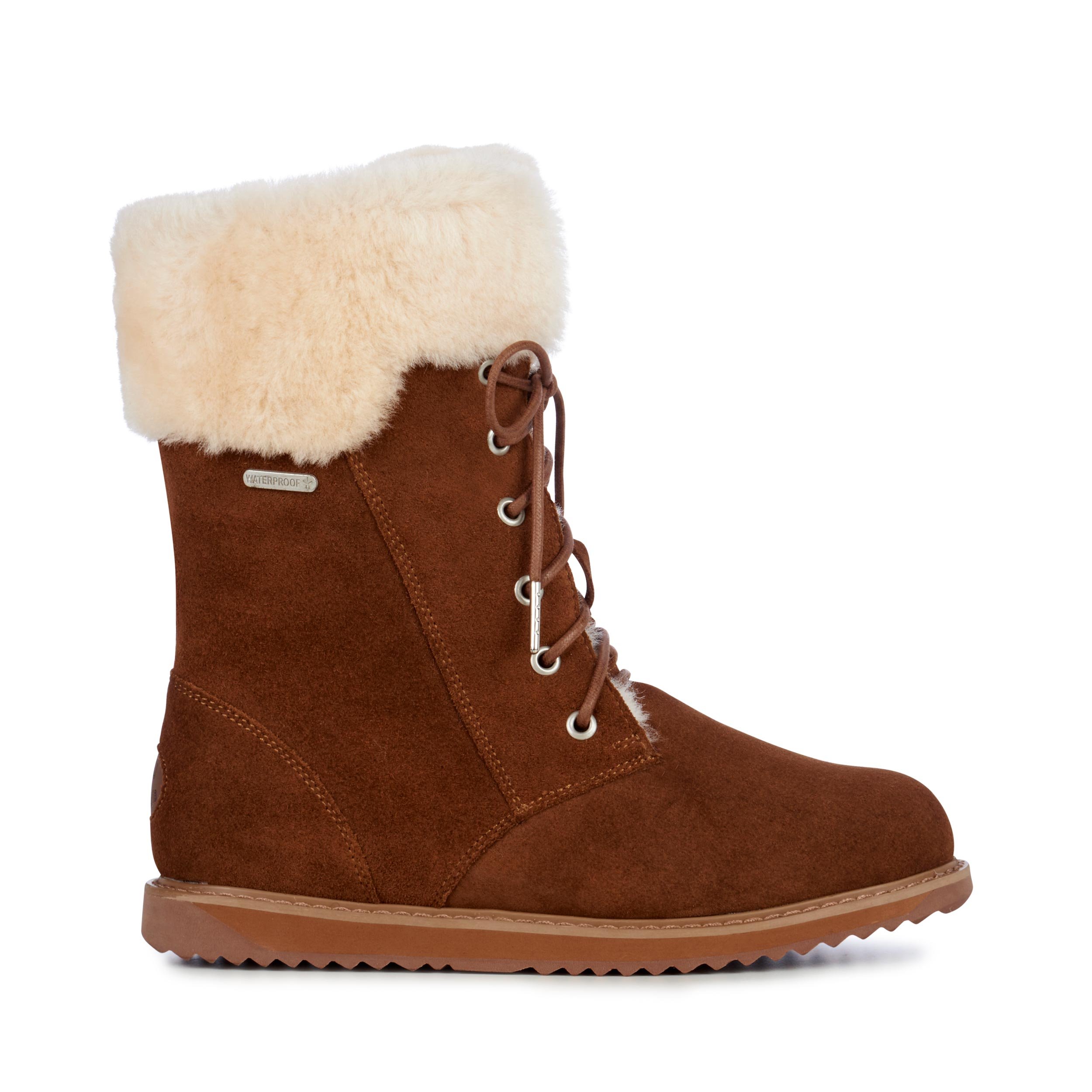 EMU Australia Women's Shoreline Boots - Waterproof Winter Boots for Women, Comfortable & Warm Snow Boots - Perfect for Hiking, Outdoor Activities & Cold Weather