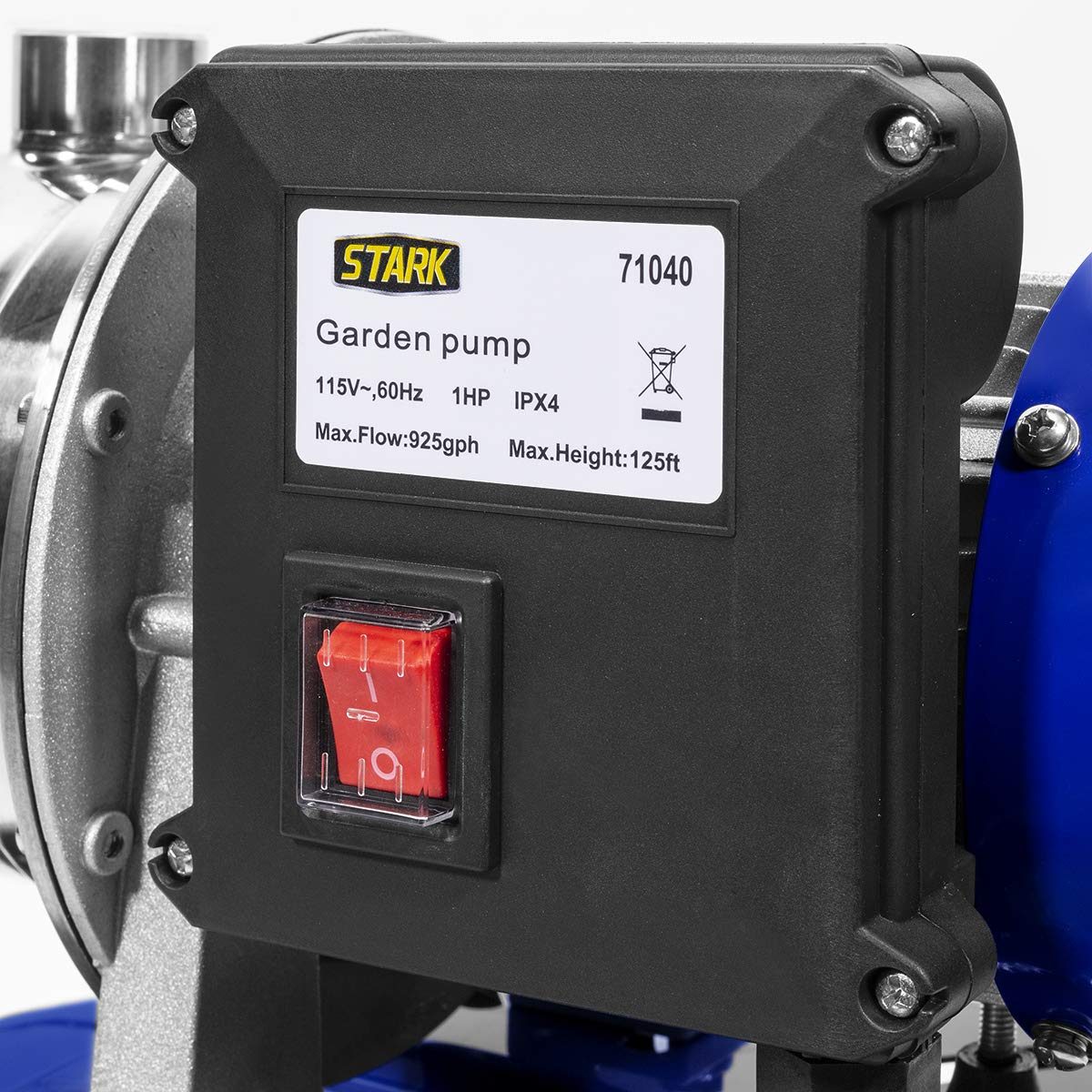 XtremepowerUS 1.0HP Shallow Well Pump with Pressure Tank - 925GPH Booster System for Farm Irrigation, Garden Watering & Home Use | High Efficiency Water Pump for Agriculture, Lawn Care & Household Water Supply