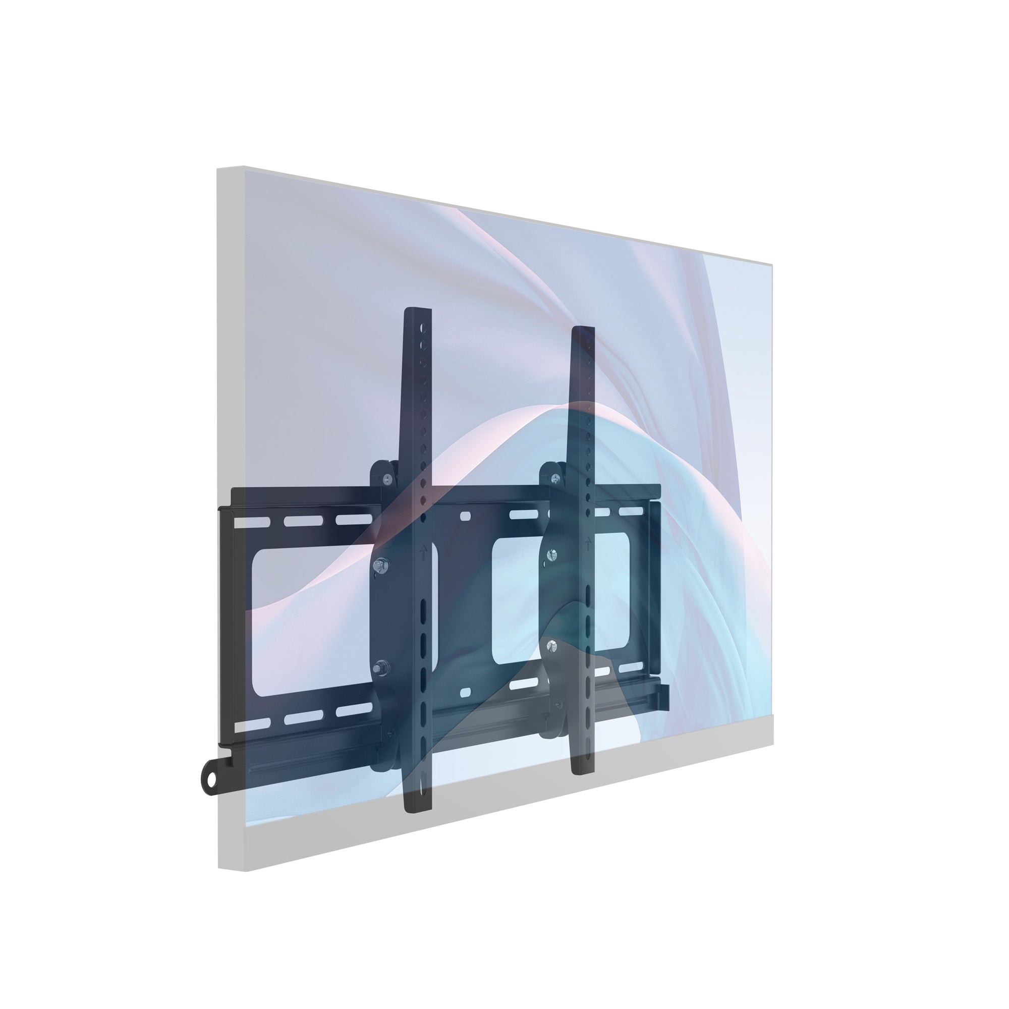 Secure Anti-Theft Weatherproof Tilt TV Wall Mount Bracket for Flat Screen TVs - Perfect for Living Rooms, Bedrooms & Outdoor Patios