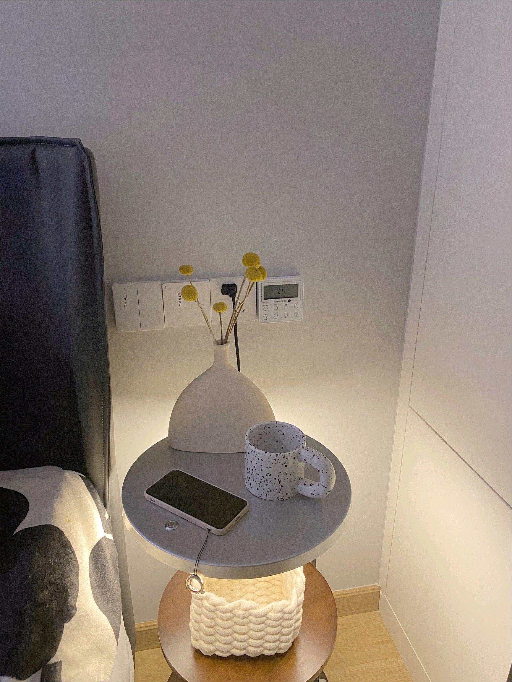 Antony Side Floor Lamp - Modern LED Standing Lamp with Adjustable Brightness for Living Room, Bedroom & Office - Warm White Light for Reading & Relaxing