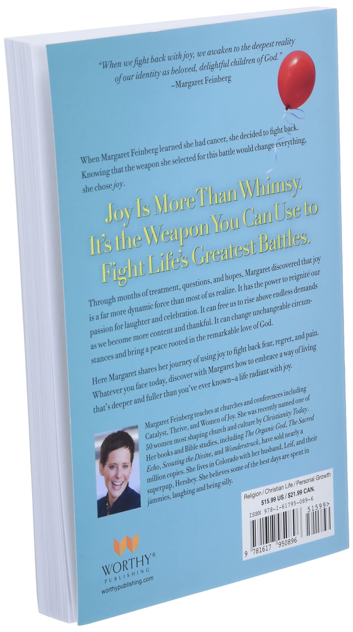 Fight Back With Joy - Inspirational Christian Book for Overcoming Adversity - Perfect for Daily Devotionals, Bible Study & Encouragement