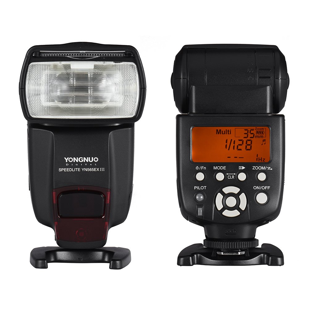 YONGNUO YN565EX III Wireless TTL Flash for Canon DSLR Cameras - GN58 High Power Speedlite with USB Firmware Upgrade & Fast Recycling | Perfect for Wedding, Portrait, and Event Photography