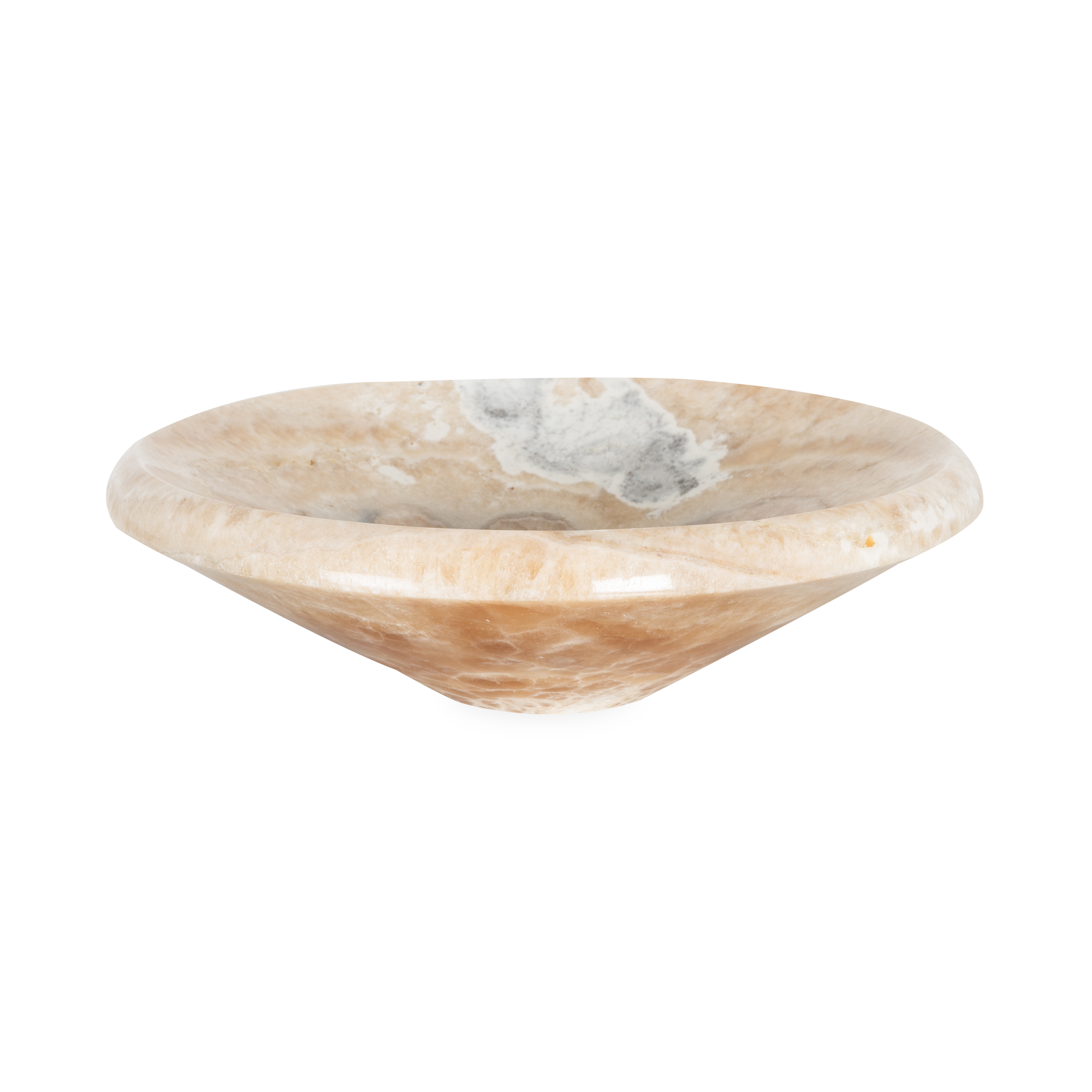 Premium Stoned Onyx Bowl - Handcrafted Caramel Finish | Perfect for Smoking Accessories, Decorative Home Decor & Gift Ideas