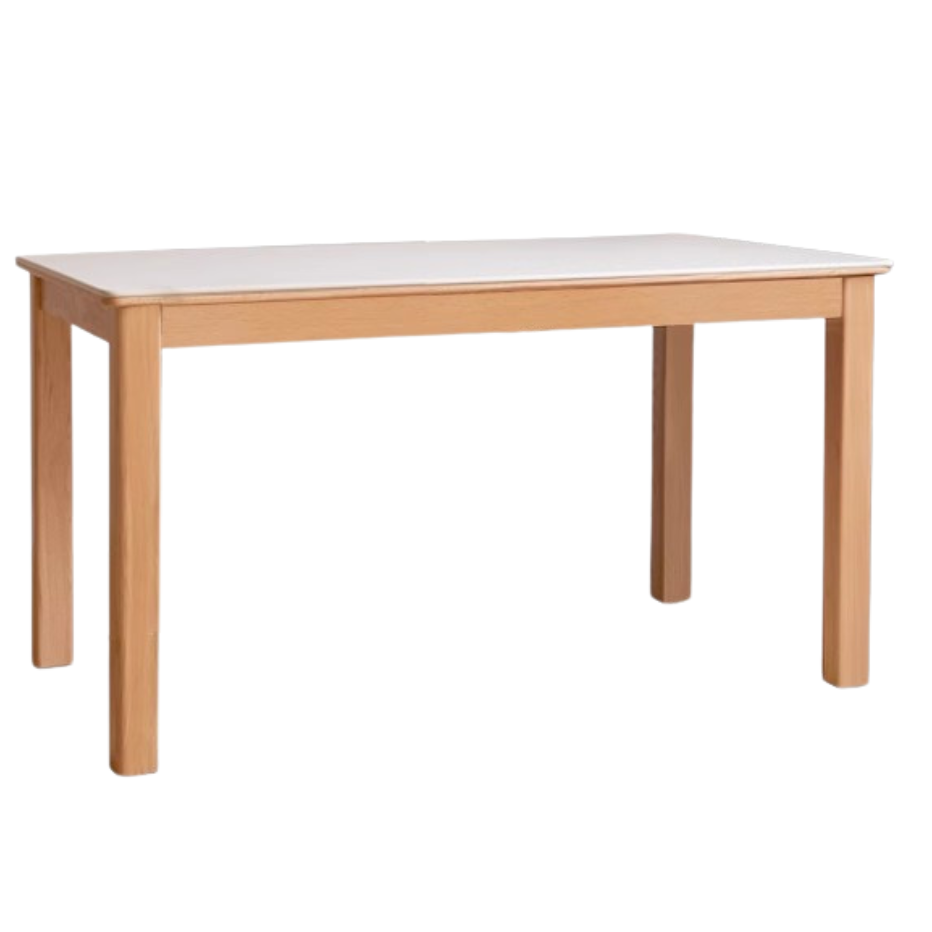 51.2x31.5x29.5 inch / 130x80x75.6cm / Natural Wood Color / Beech stone dining table