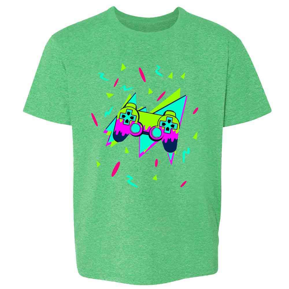 Vintage 90s Retro Gaming Controller T-Shirt for Kids & Teens - Pop Threads Gamer Unisex Tee - Perfect for Casual Wear, Gaming Events & Nostalgic Outfits
