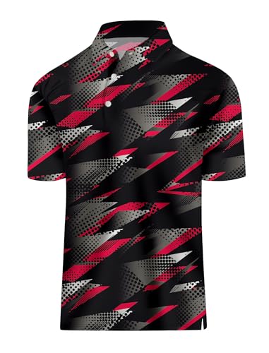 Red Camouflage Polo Shirt