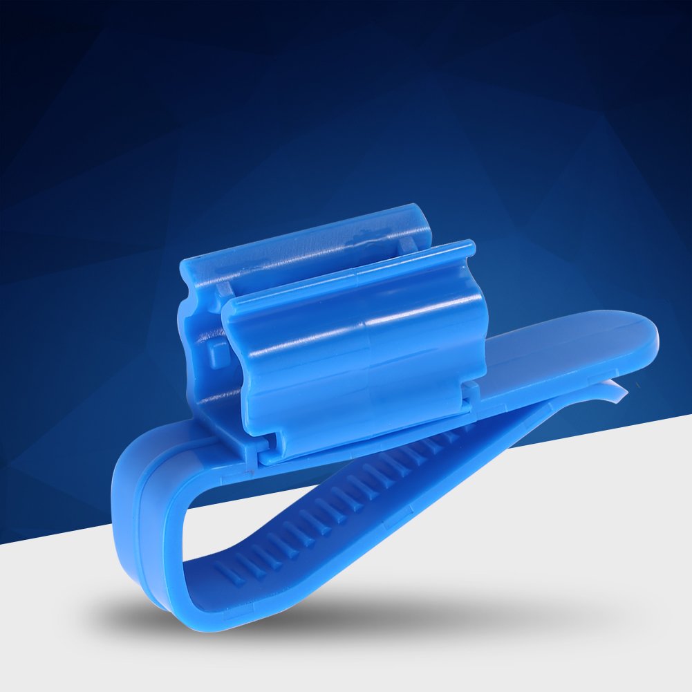 Fdit 2-Pack Aquarium Fish Tank Hose Holder Hanger - Water Pipe Tube Mounting Clip for 8-16mm Inflow & Outflow Pipes - Perfect for Freshwater/Saltwater Fish Tanks & Aquatic Systems
