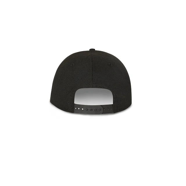 New Era Los Angeles Dodgers Black on Black 9FIFTY Snapback Hat - Official MLB Baseball Cap for Men & Women - Perfect for Games, Streetwear & Sports Fashion