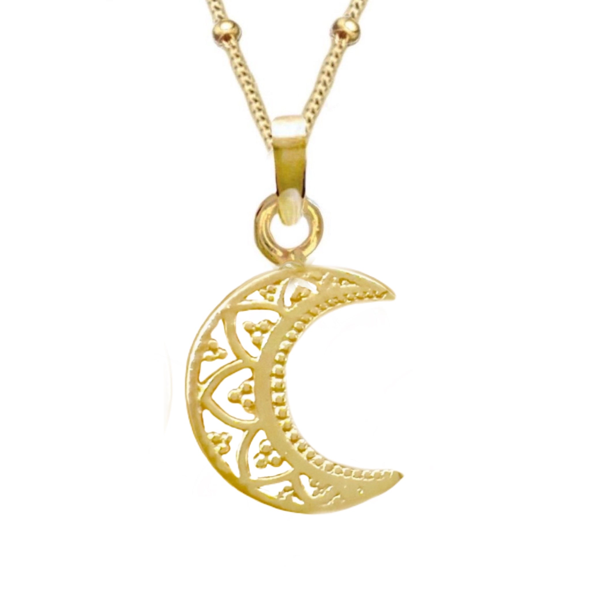 Laihas La Moon Bohemian Gold Necklace - Elegant Boho Jewelry for Women, Perfect for Festivals, Parties & Everyday Wear