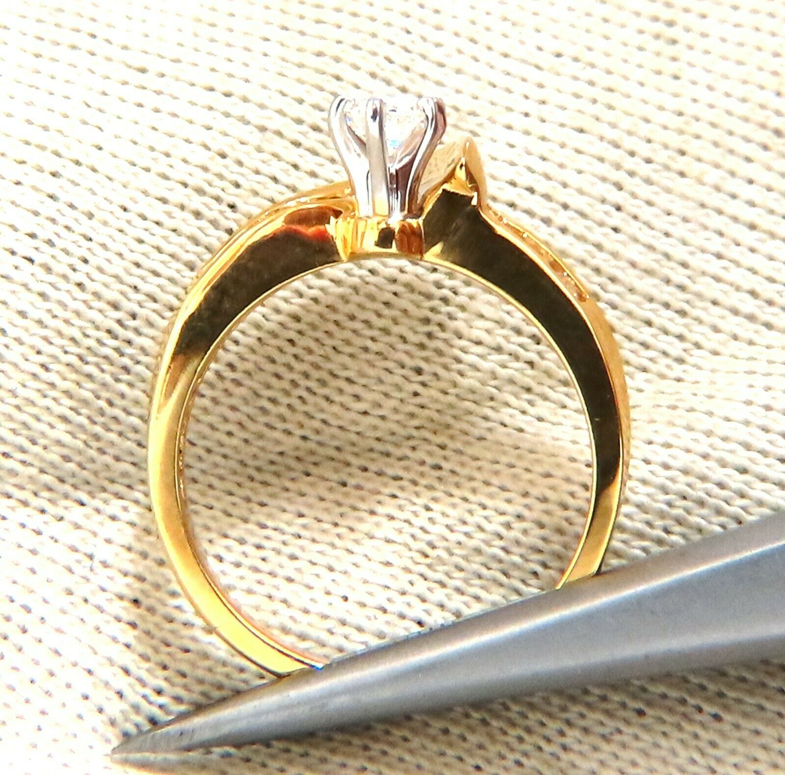 0.30ct Natural Marquise Cut Diamond Ring in 14K Gold - Elegant Engagement & Wedding Jewelry for Women