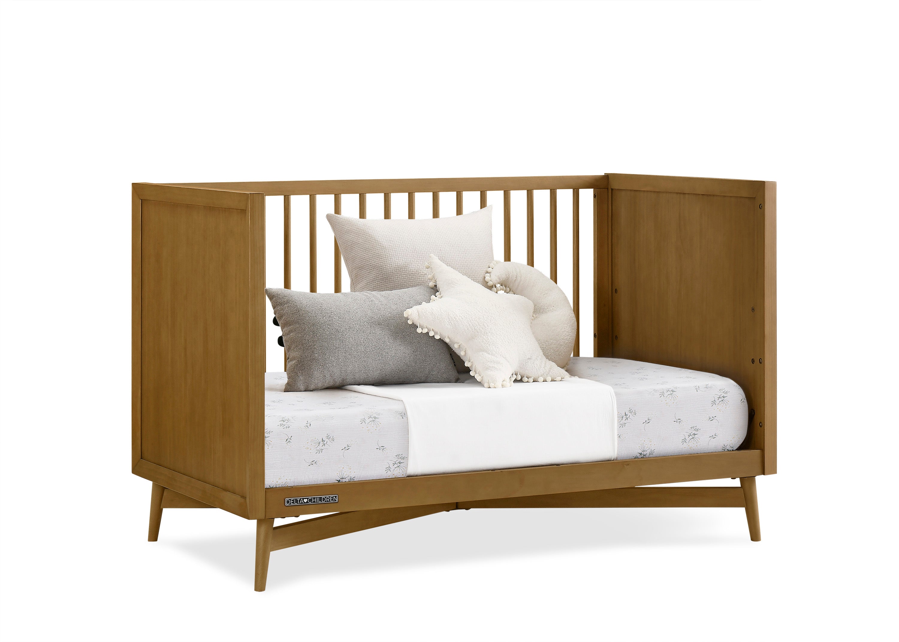Dylan 4-in-1 Convertible Baby Crib - Toddler Bed, Daybed & Full-Size Bed - Safe Nursery Furniture for Newborn to Teen - Perfect for Bedrooms, Daycare & Guest Rooms