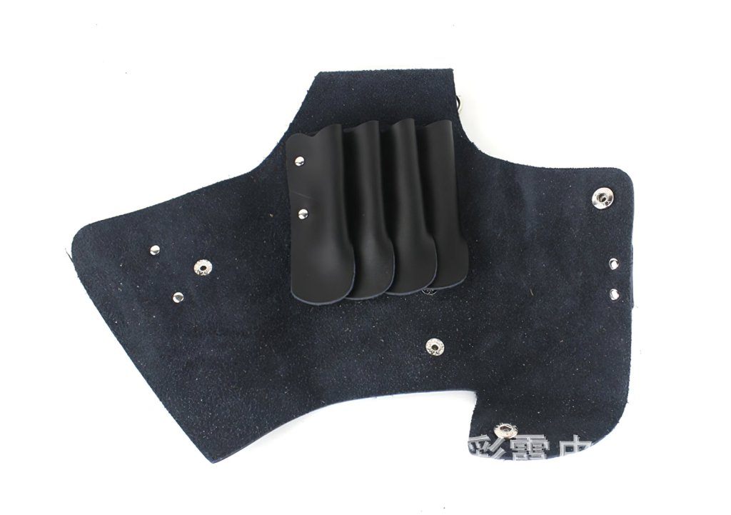 Durable PU Leather Tool Pouch Bag with Adjustable Waist Belt - Heavy Duty Utility Pouch for Construction, Gardening & DIY Projects (Model J07)
