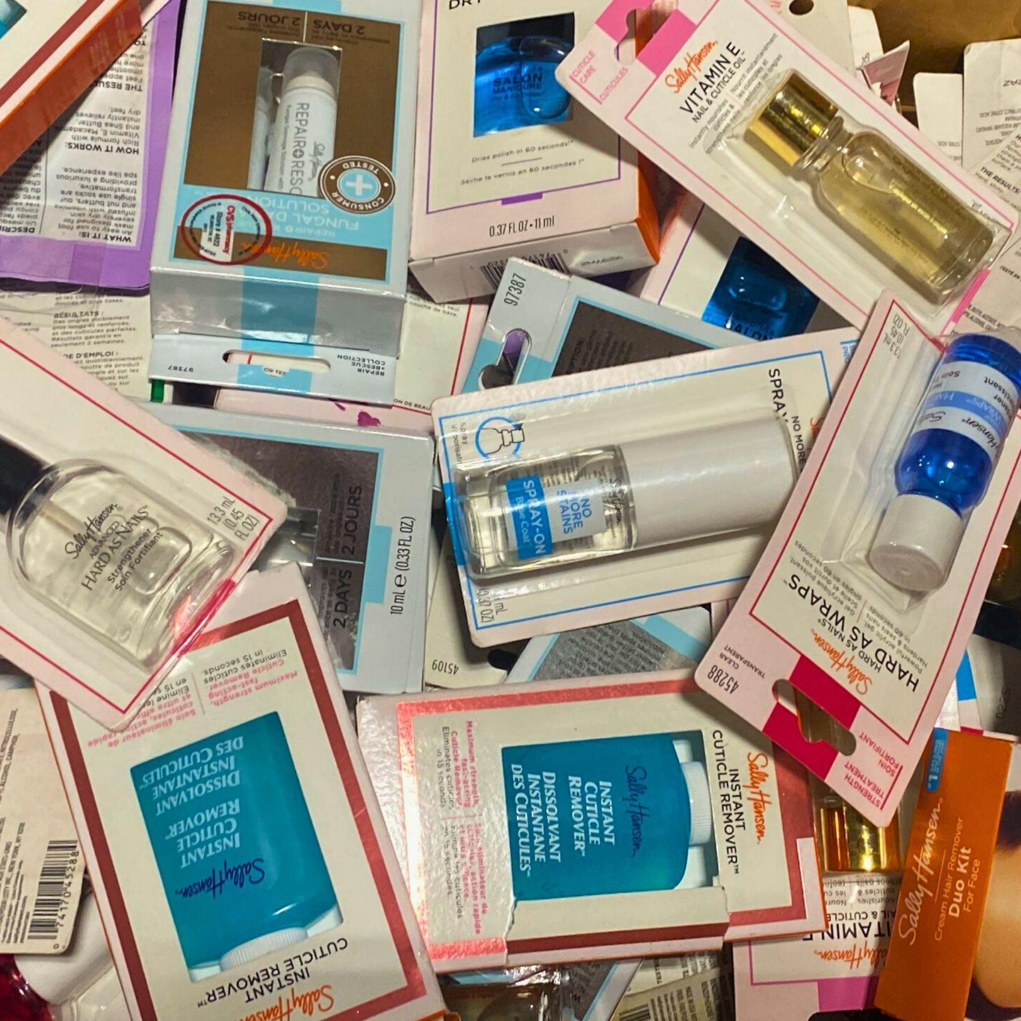 Sally Hansen Assorted Nail Treatments - 50 Pcs Lot for Strong, Healthy Nails | At-Home Manicure & Professional Salon Use