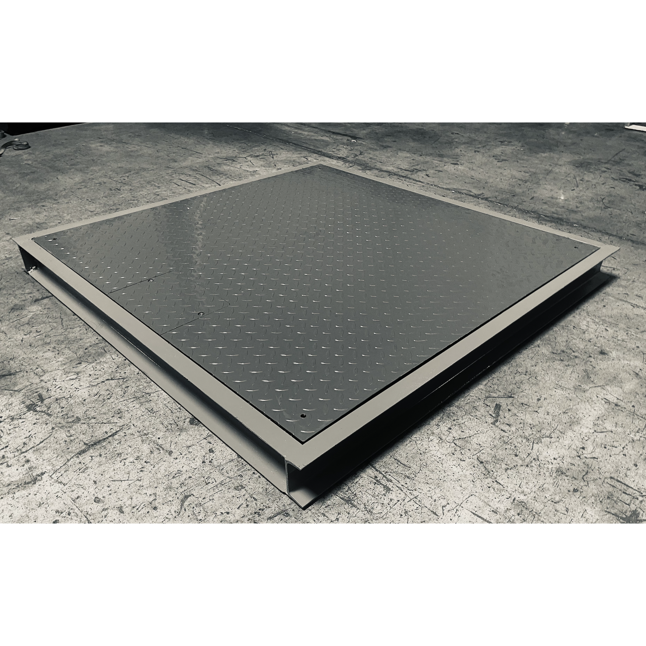 SellEton 72 x 48 Inch (6' x 4') Heavy Duty Floor Scale with Pit Frame - Above & In-Ground Use - Ideal for Warehouses, Truck Weighing & Industrial Applications