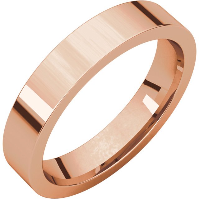 14K Gold 4mm Comfort Fit Wedding Band for Women - Elegant & Durable Ring for Brides, Anniversaries & Everyday Wear