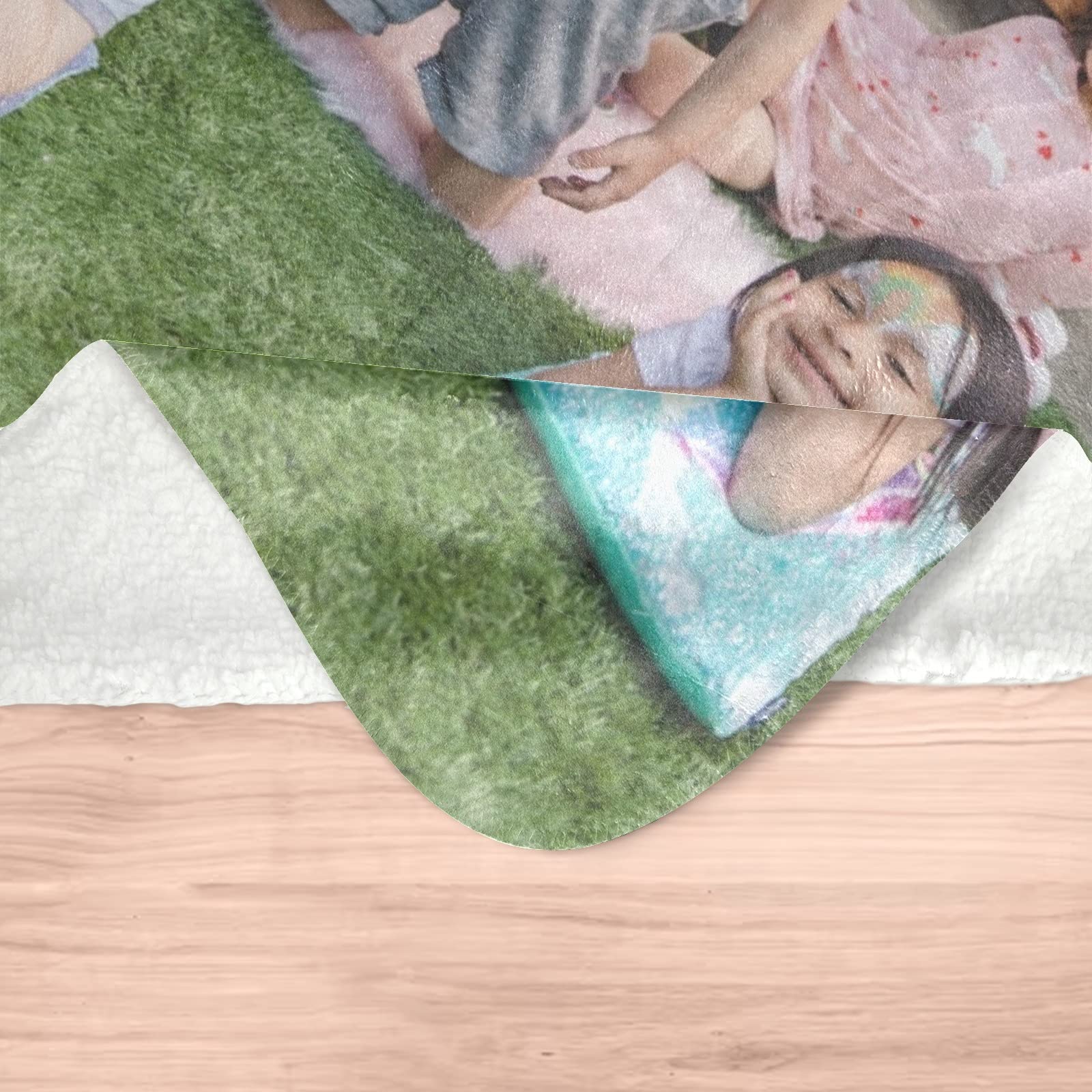 Custom Photo Blanket - Personalized Baby Blanket Gift for Boys & Girls | Birthday Souvenir, Newborn Gift | Perfect for Nursery, Baby Showers & Special Occasions