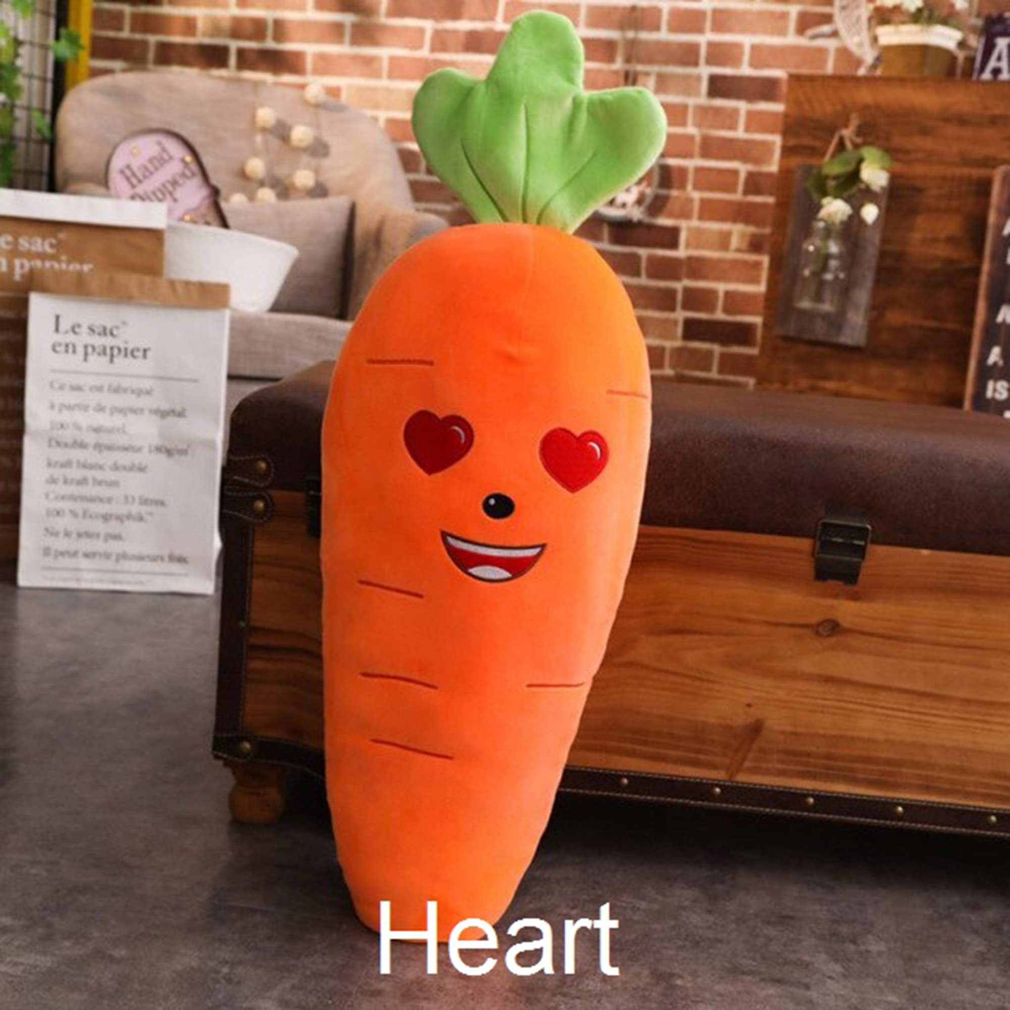 65cm Cute Carrot Shaped Body Pillow - Soft Hug Pillow for Adults & Kids, Long Distance Bolster Pillow for Couples, Anime Fans & Home Decor