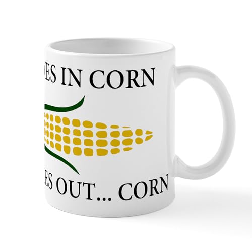 White - Goes In Corn Mug