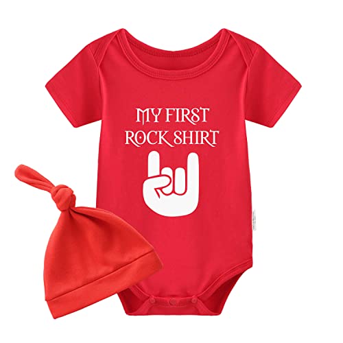 Red White Hayi Rock Shirt