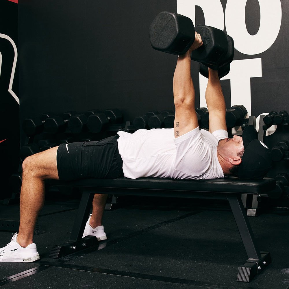 Nike Strength Flat Weight Bench - Adjustable Home Gym Equipment for Full-Body Workouts - Perfect for Strength Training & Muscle Building at Home or Gym