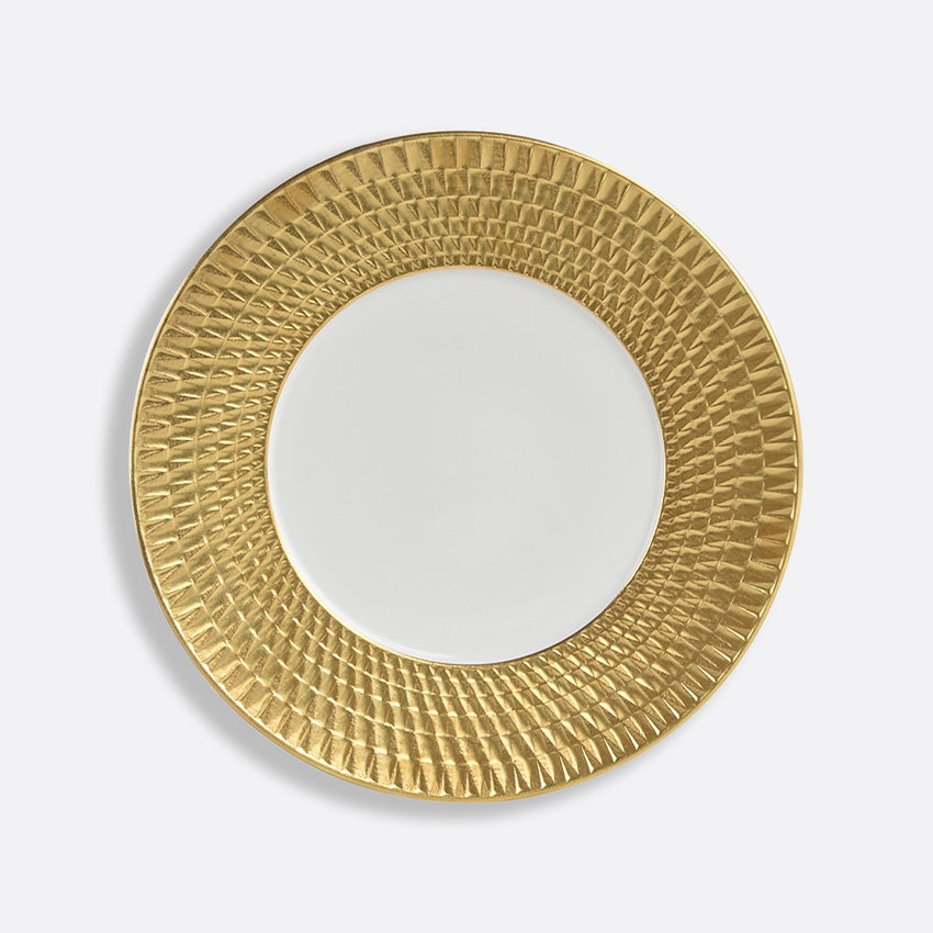 Bernardaud Twist Or Plate - Elegant French Porcelain Dinnerware Set for Fine Dining & Special Occasions | Perfect for Weddings, Anniversaries & Holiday Gatherings