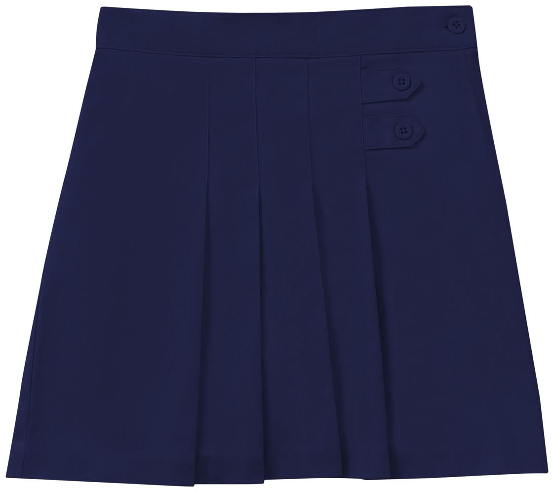 Stretch Pleated Tab Scooter School Uniforms for Big Kids - Comfortable & Durable Classroom Attire - Perfect for School, Play & Everyday Wear
