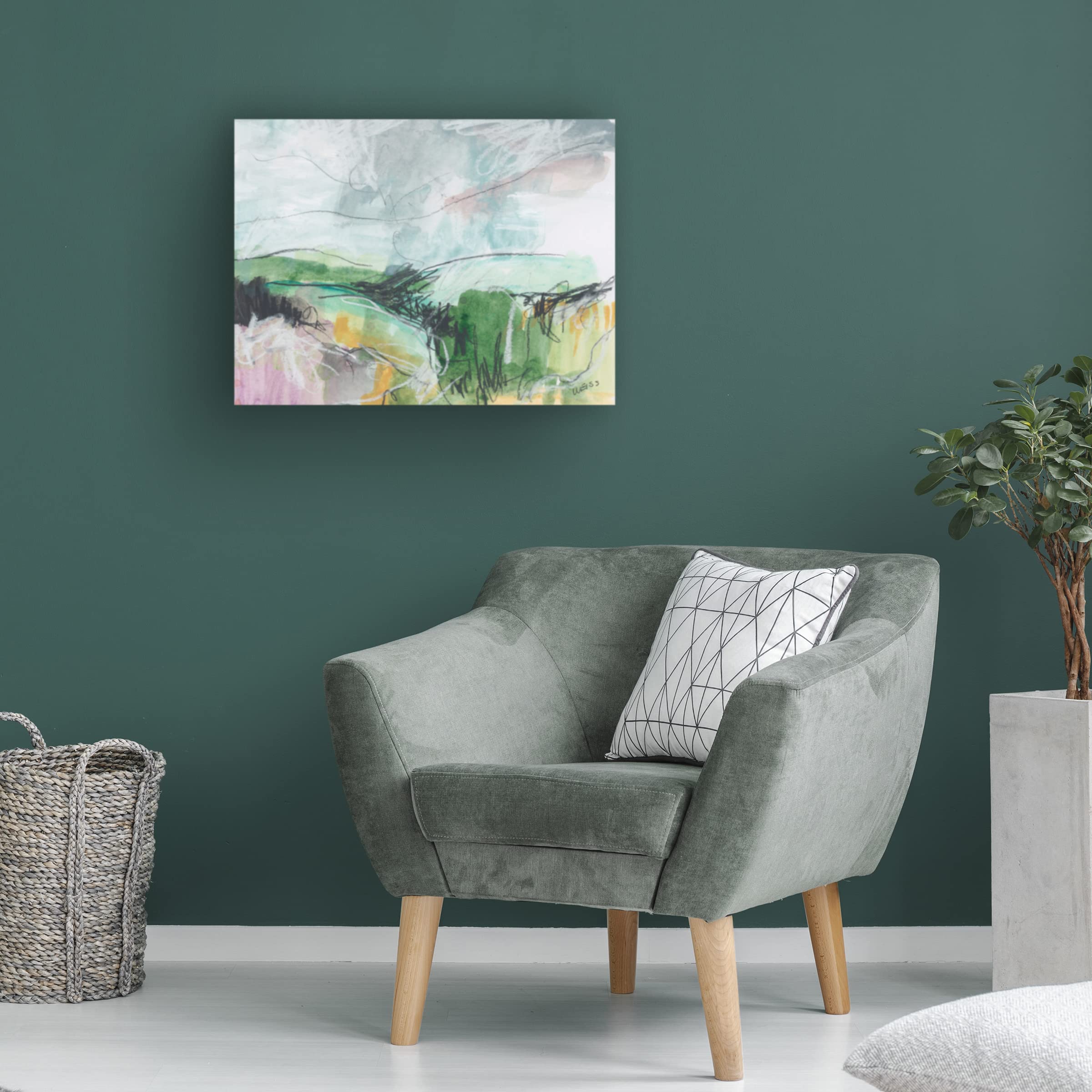 Trademark Fine Art 'The Mystery Which Binds' Canvas Wall Art by Jan Weiss - Perfect for Living Room, Bedroom & Office Decor