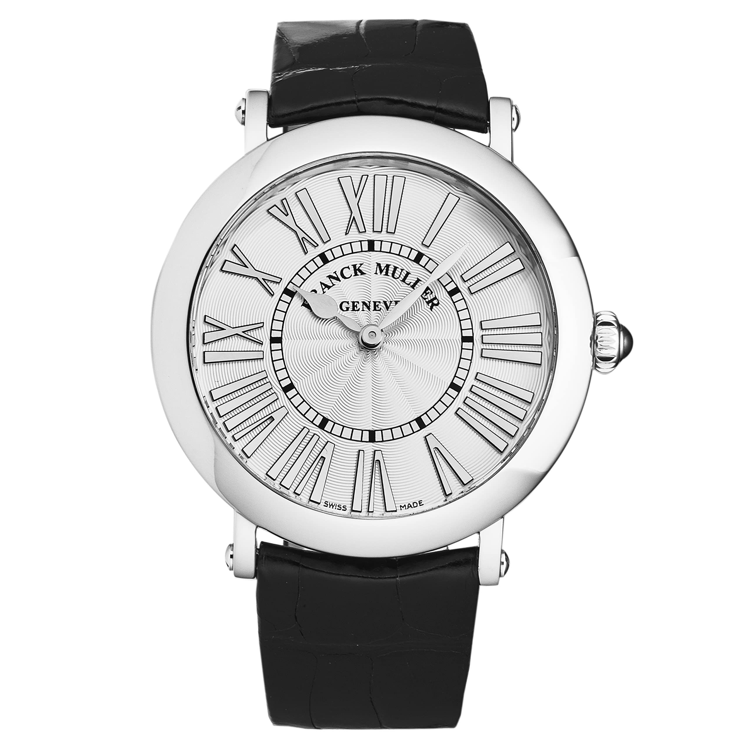 Women's Swiss Quartz Watch - Silver Dial & Black Leather Strap for Office & Casual Wear