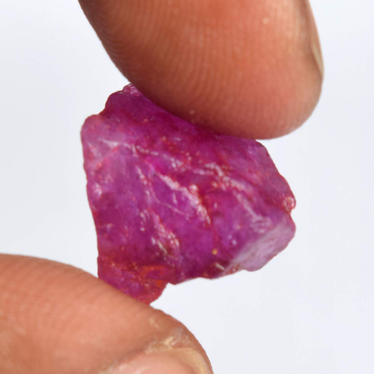 10.00 Ct Natural Raw Red Ruby Gemstone - Unheated & Untreated Healing Crystal for Meditation, Chakra Balancing & Jewelry Making
