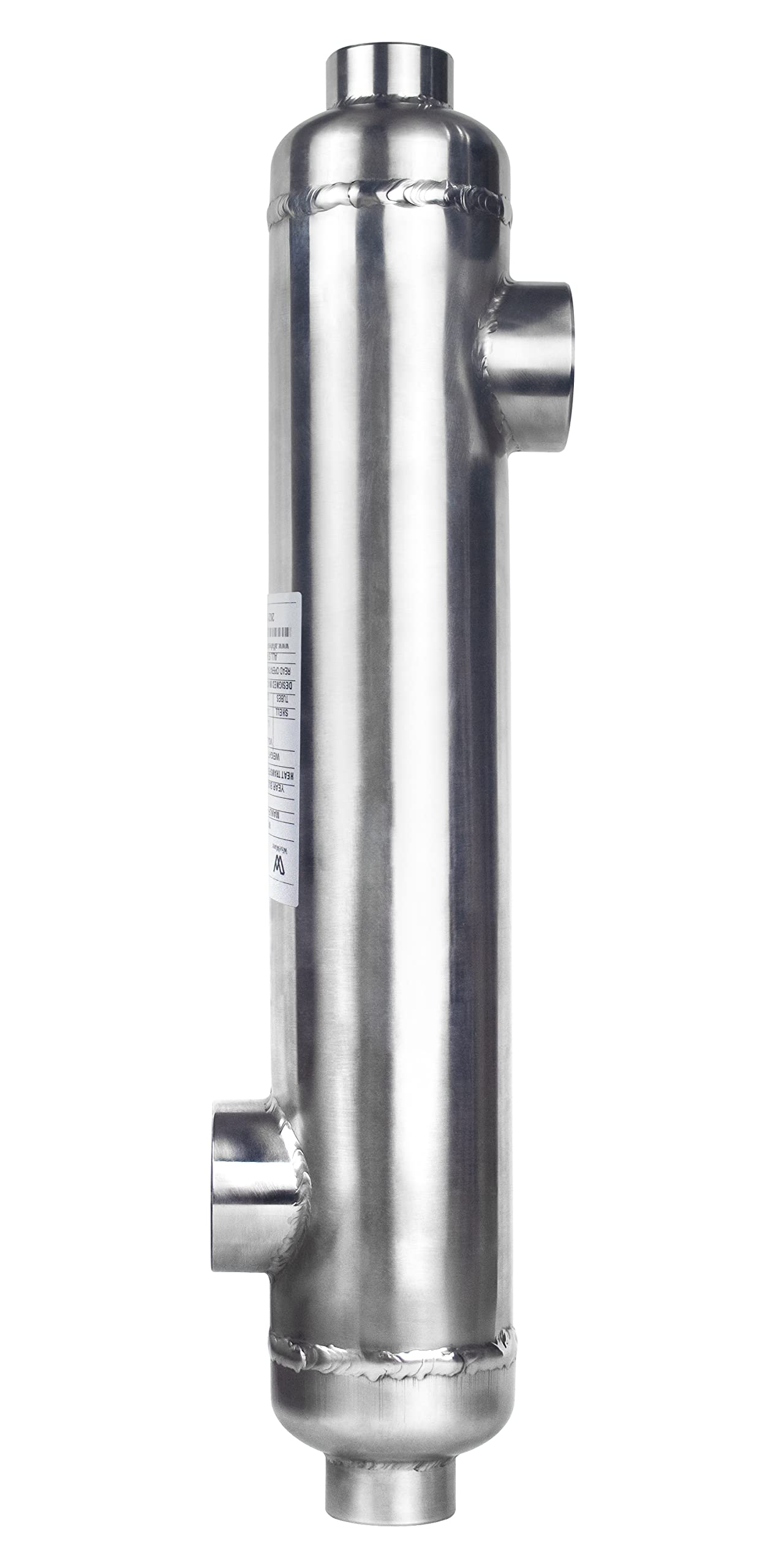 AB 55k-2 High Efficiency 55kBtu Swimming Pool Heat Exchanger | 316L Stainless Steel Construction | 1-1/2