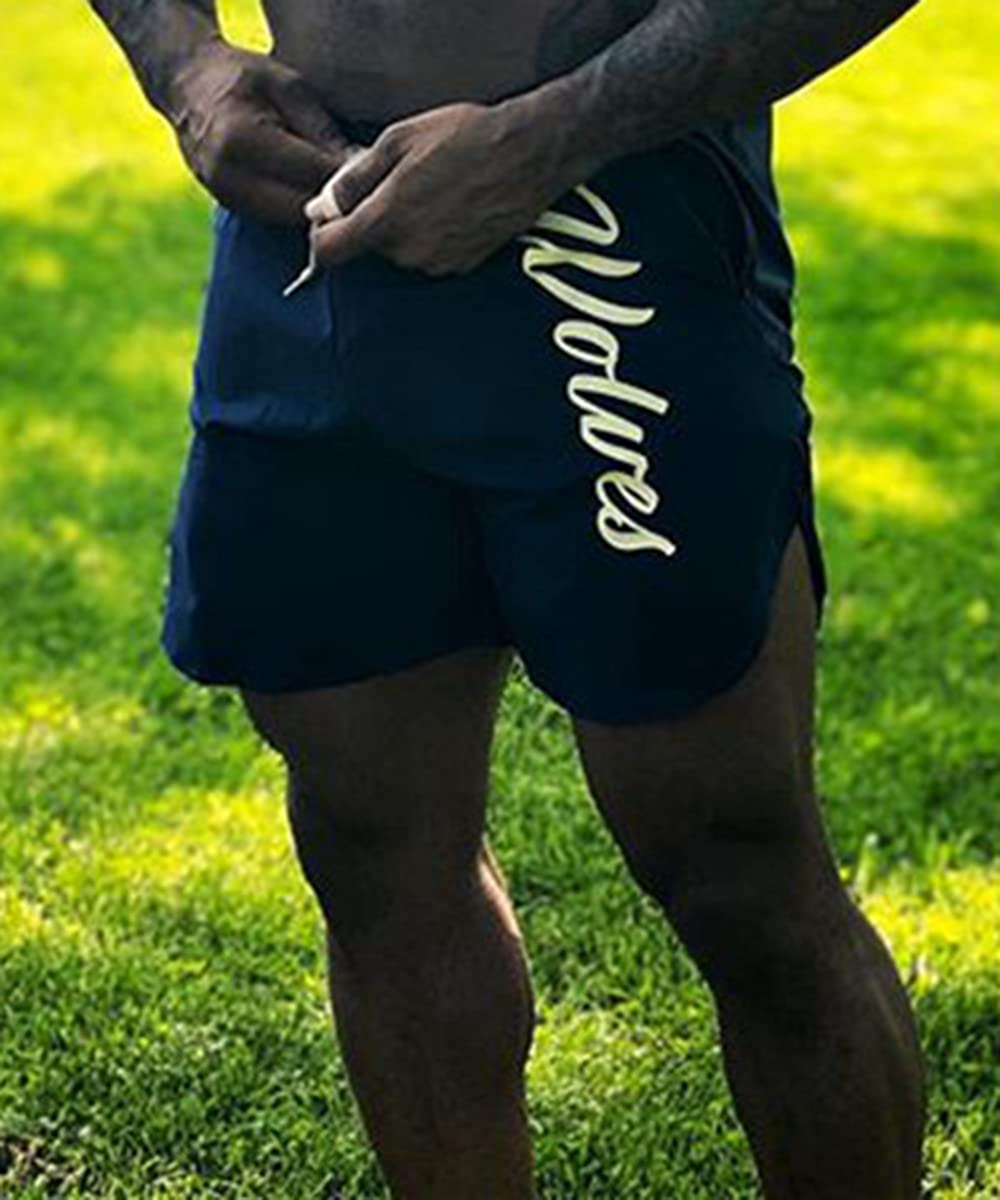 **Men's Quick Dry Loose Fit Outdoor Sports Shorts - Basketball, Workout, Running & Gym Shorts with Zipper Pockets - Perfect for Training, Hiking & Casual Wear**
