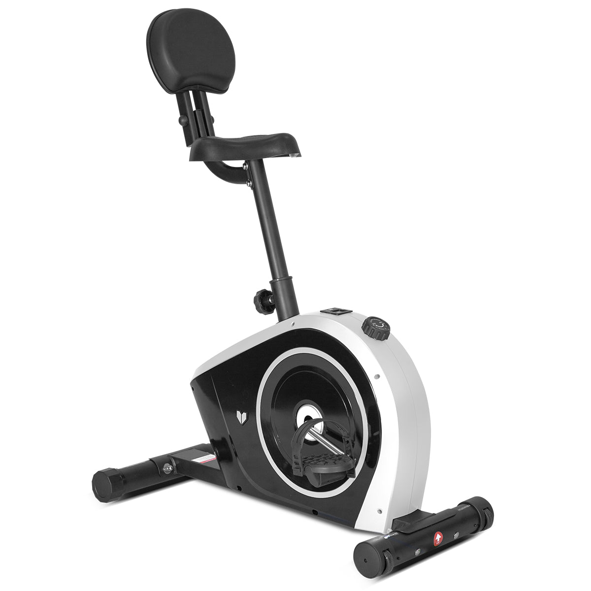 Cyclestation3 Exercise Bike with ErgoDesk - Adjustable Height Standing Desk (1500mm) for Home Office Workouts | White Home Gym Equipment for Cycling While Working