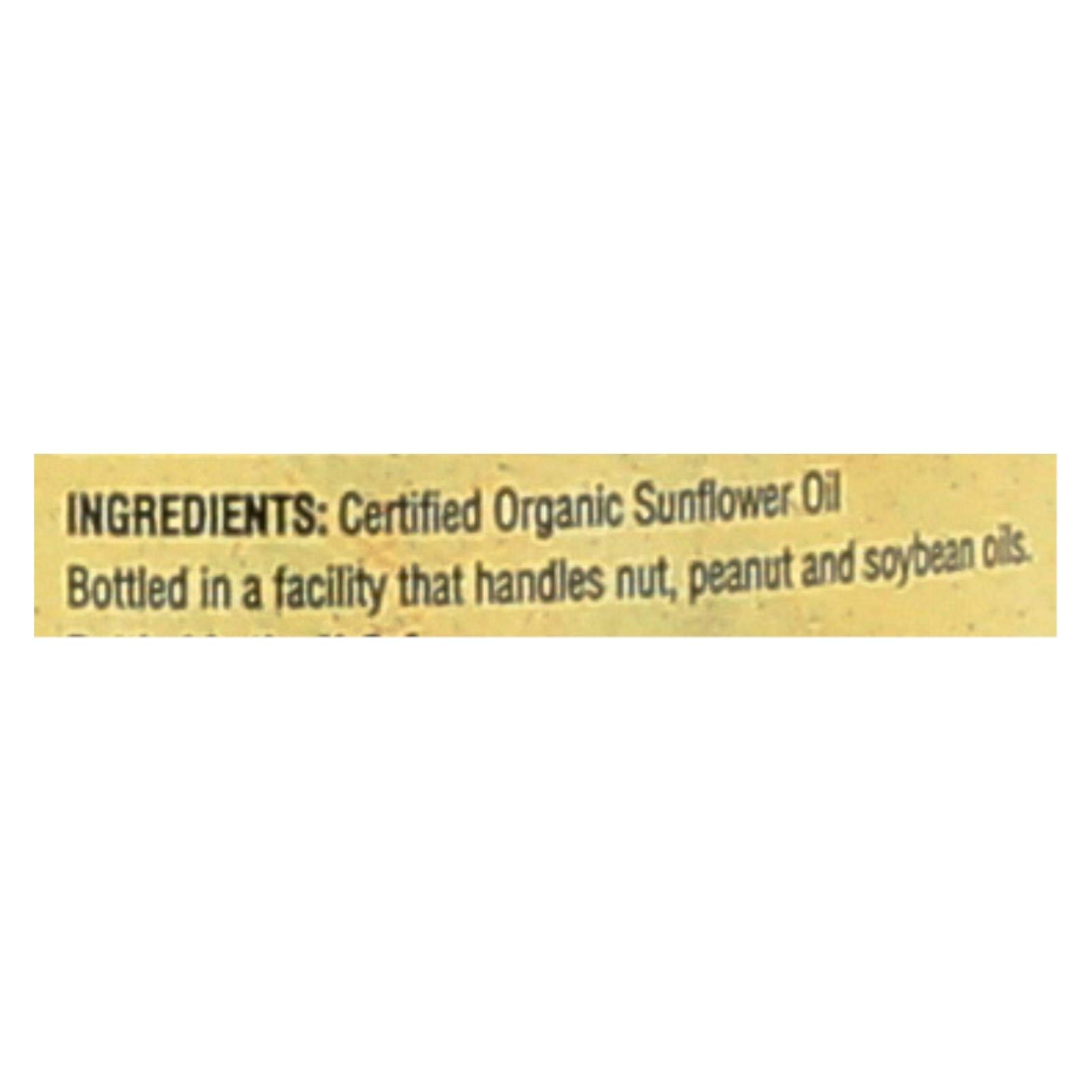 Organic Sunflower Oil - Cold Pressed, Unrefined, High Oleic for Cooking & Skin Care | Perfect for Salad Dressings, Baking & Natural Moisturizing